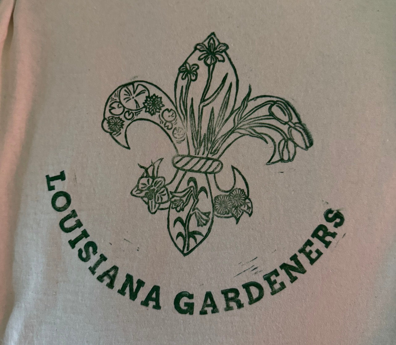 Single Frontside Block-Printed LA Gardeners Emblem T-Shirts (with Custom Color Options)