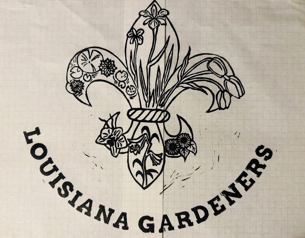 Single Frontside Block-Printed LA Gardeners Emblem T-Shirts (with Custom Color Options)