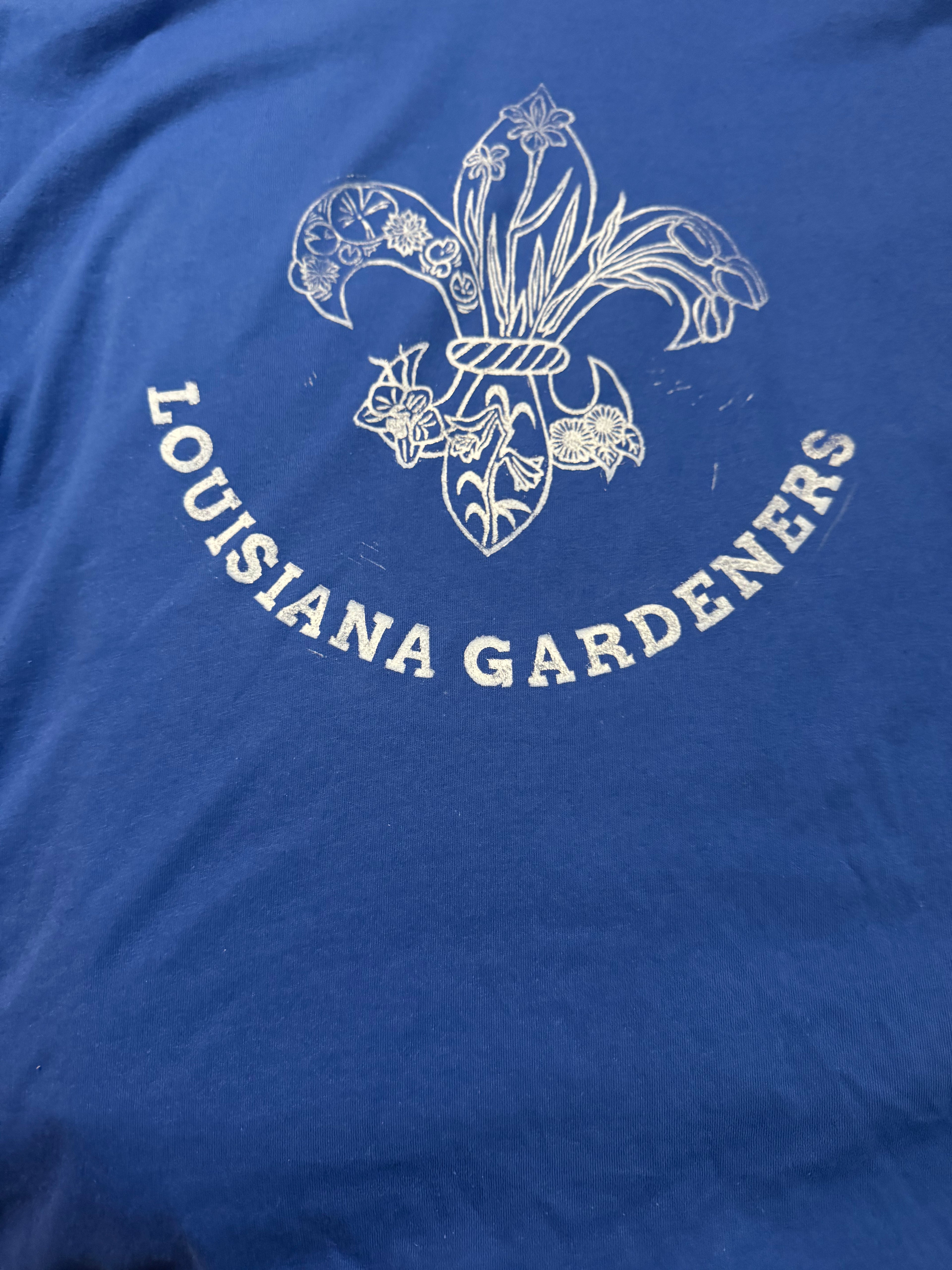 Single Frontside Block-Printed LA Gardeners Emblem T-Shirts (with Custom Color Options)