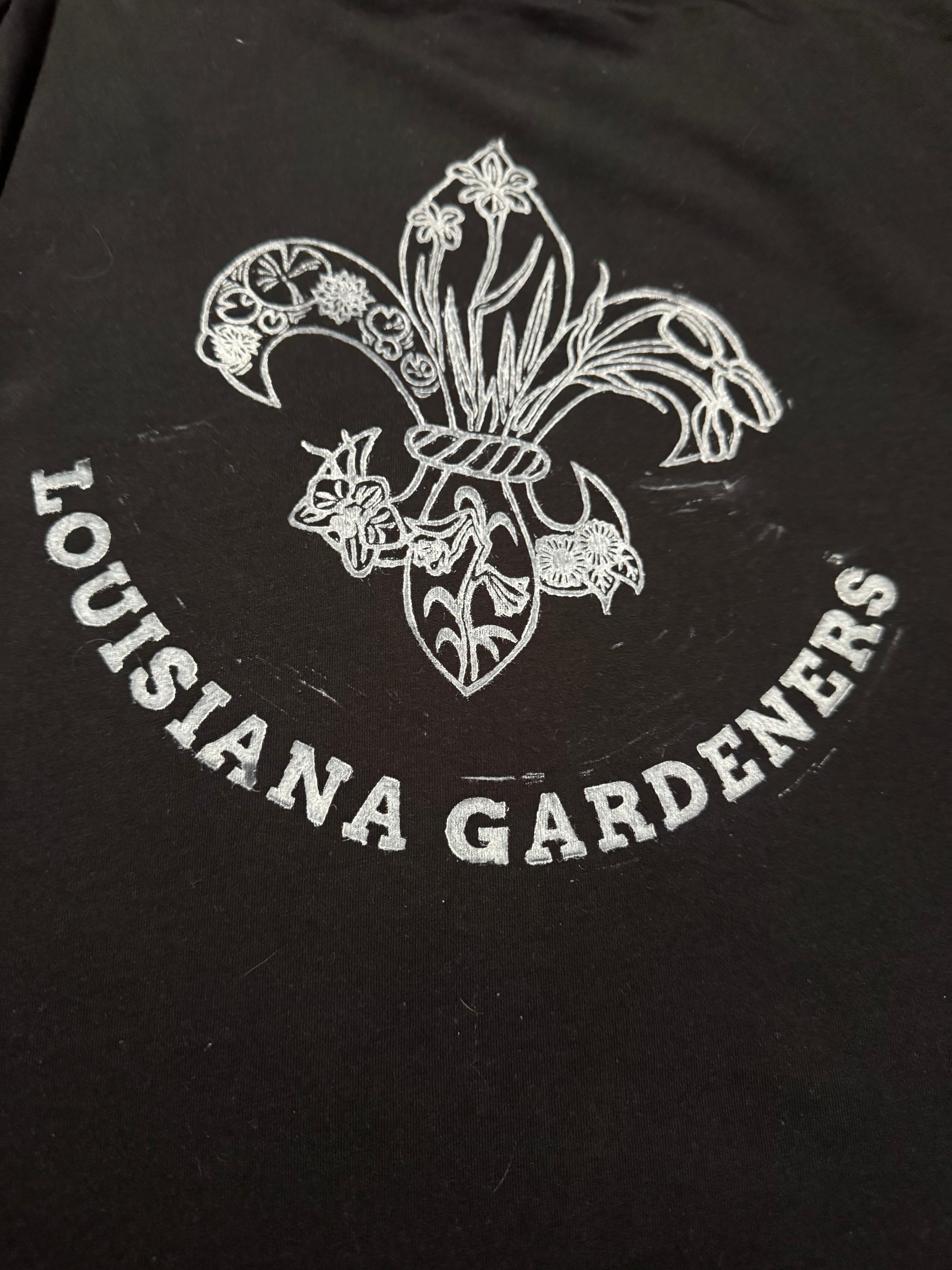 Single Frontside Block-Printed LA Gardeners Emblem T-Shirts (with Custom Color Options)